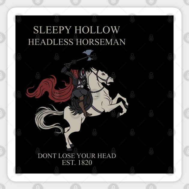 Headless Horseman Sticker by valentinahramov